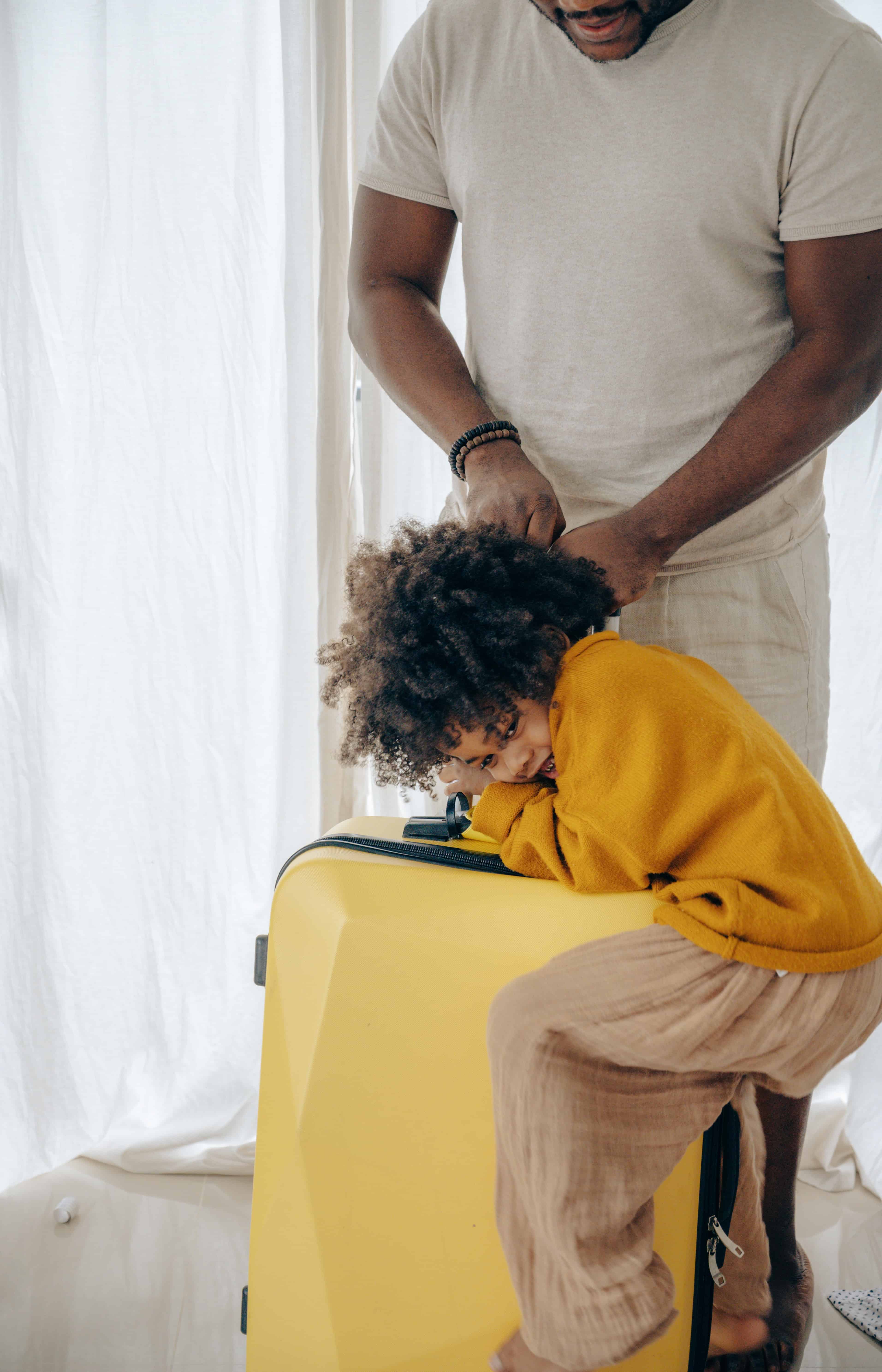 Baggage and kid