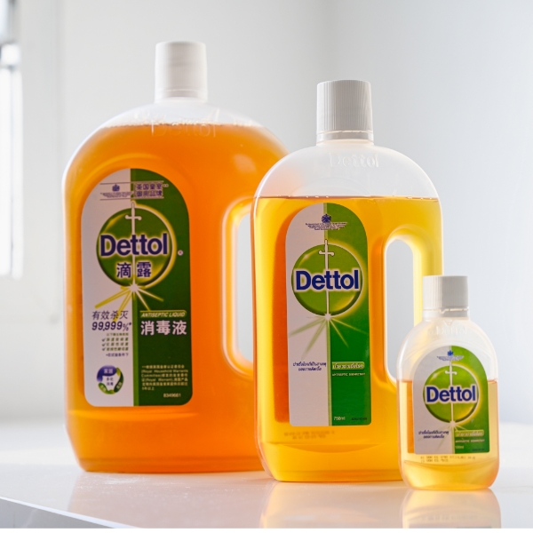 disinfect surfaces and sanitize with Dettol Surface Cleaner