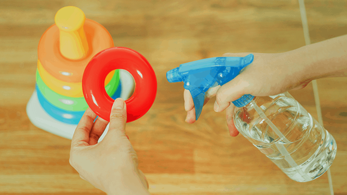 Desinfection of Children's Toys